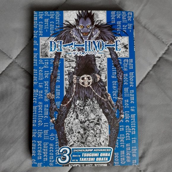 Death Note 3 Paperback Book Manga By Tsugumi Ohba Horror Shonenjump Advanced - Picture 1 of 13